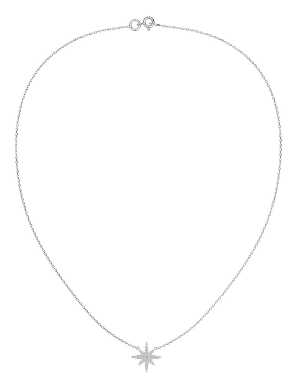 Колье из белого золота c бриллиантами