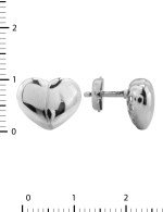 Серьги из белого золота