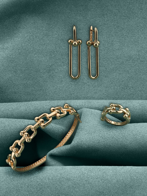 Серьги из красного золота 585 пробы