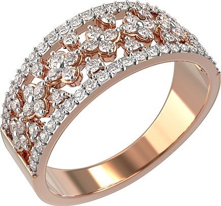 Кольцо из золота c бриллиантами