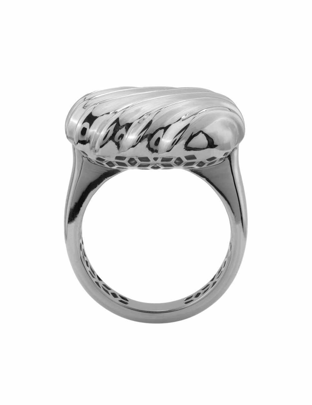 Кольцо из белого золота