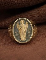 Кольцо из лимонного золота