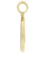 Подвеска из лимонного золота c эмалью