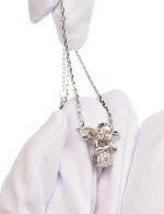 Колье из белого золота c бриллиантами