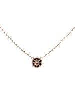 Колье из золота c бриллиантами и ониксом