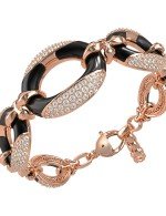 Браслет из золота c бриллиантами и ониксом