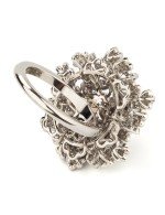 Кольцо из белого золота c бриллиантами