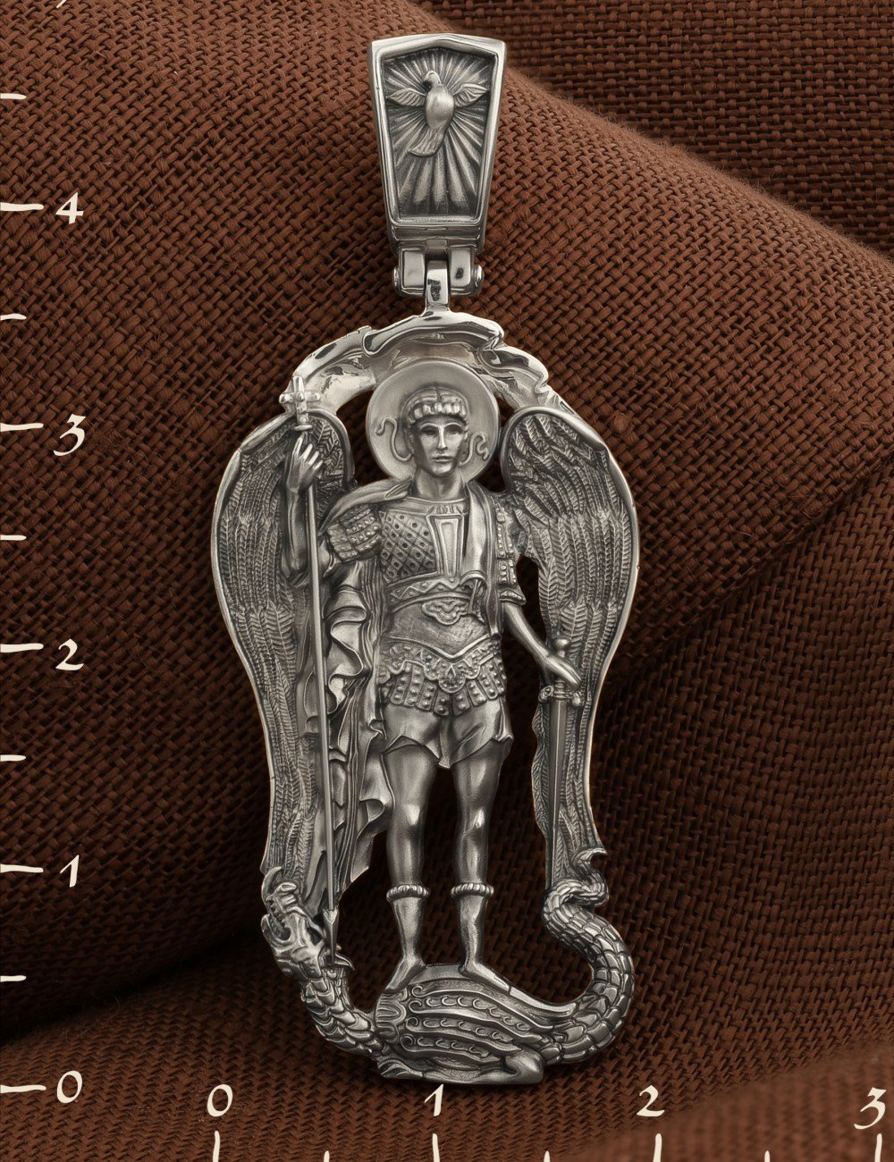 Образок из белого золота