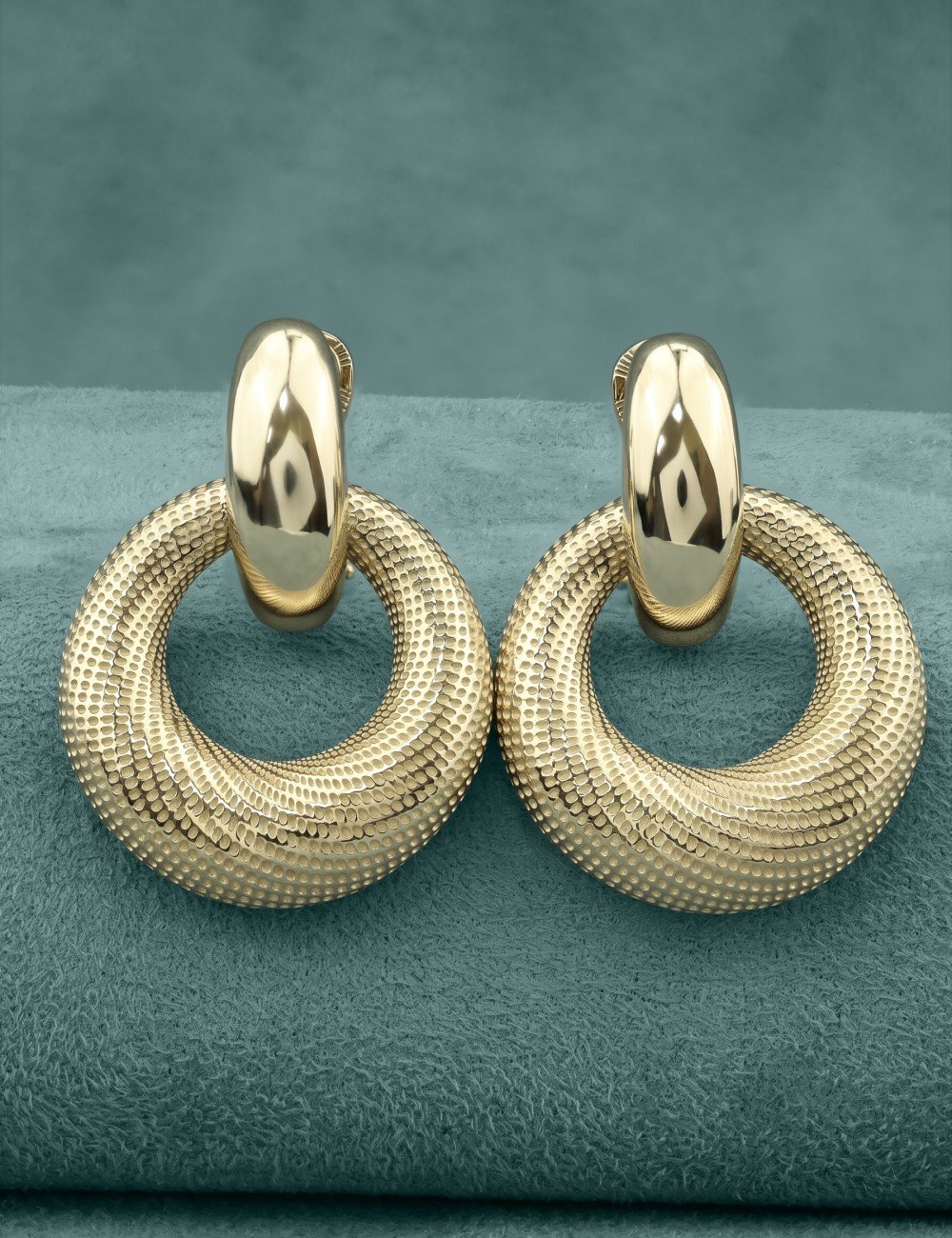 Серьги из лимонного золота 585 пробы