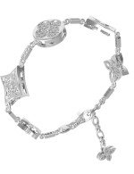 Браслет из белого золота c бриллиантами