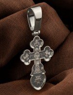 Крест из белого золота