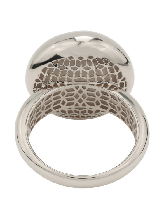 Кольцо из белого золота 585 пробы c бриллиантами