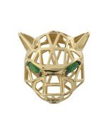 Подвеска из лимонного золота c изумрудом