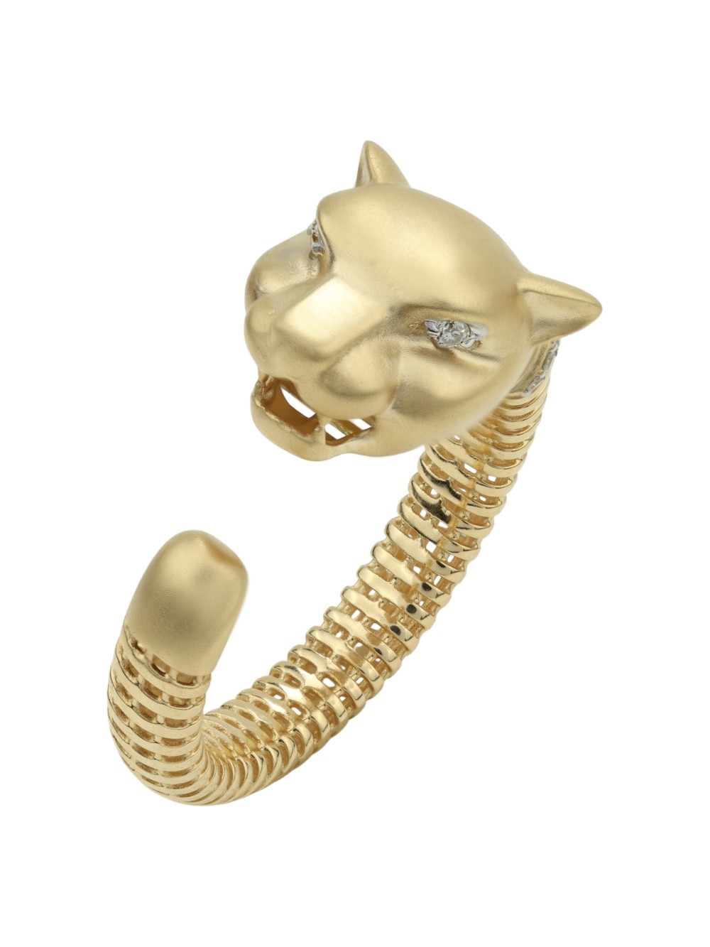 Кольцо из лимонного золота 585 пробы c бриллиантами