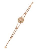 Браслет из золота c бирюзой и лазуритом