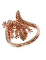 Кольцо из золота c фианитом