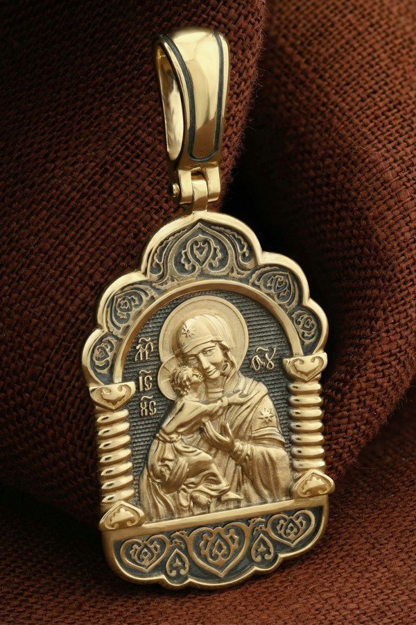 Образок из лимонного золота