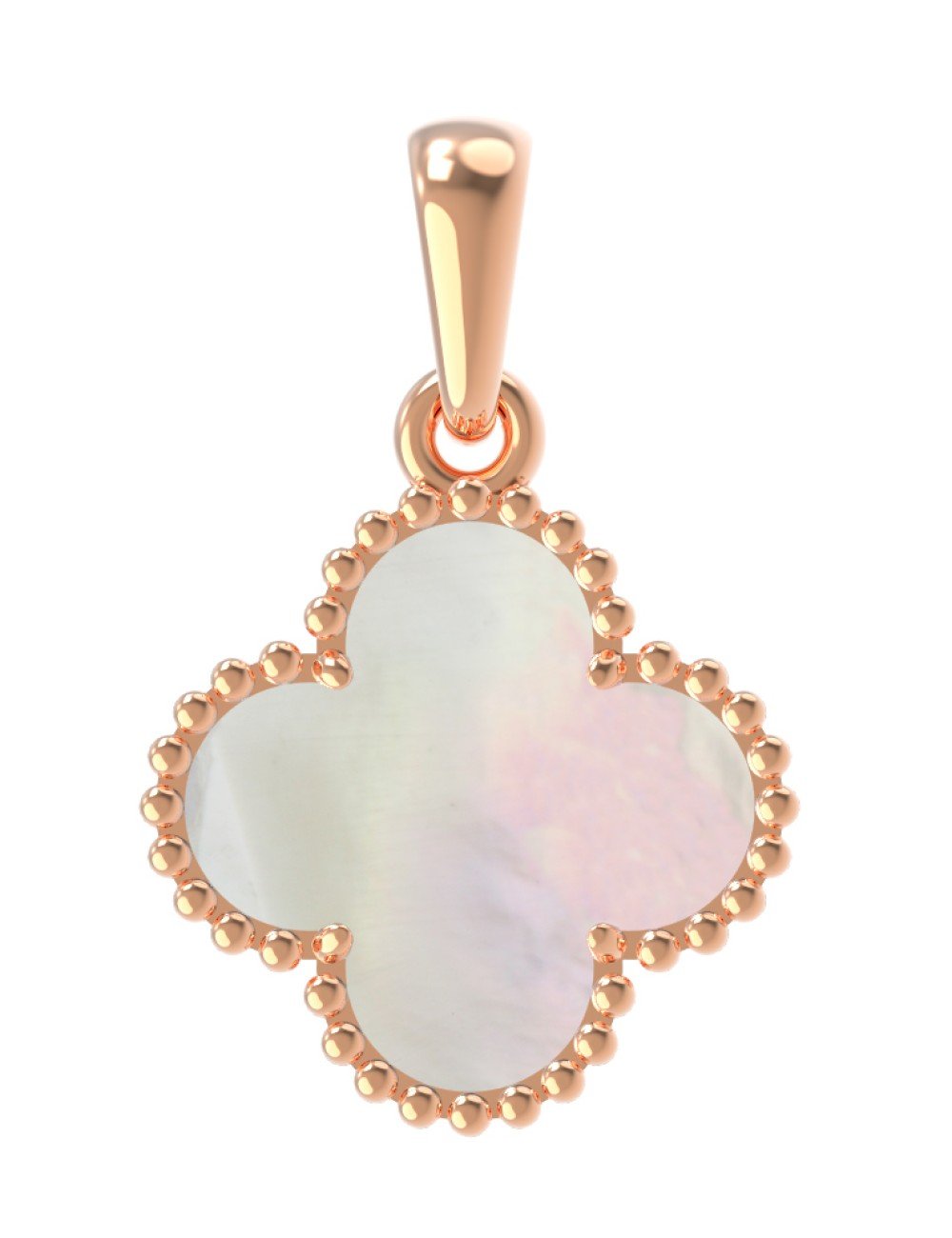 Подвеска из золота c перламутром