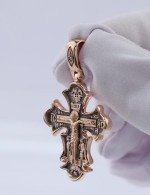 Крест из золота 585 пробы