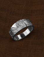 Кольцо из белого золота