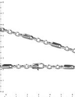 Цепь из белого золота