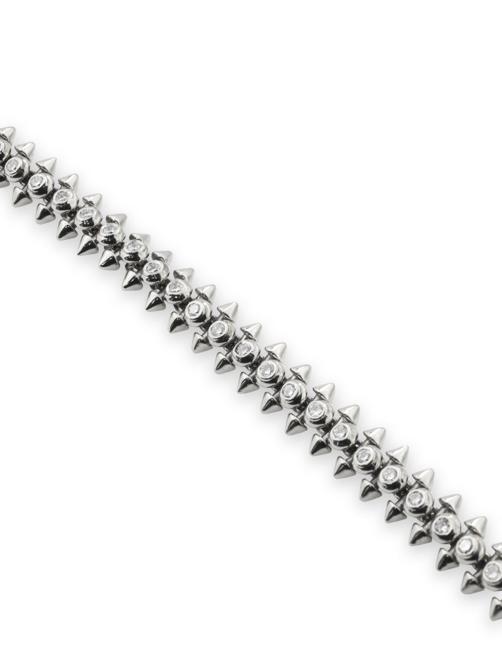 Браслет из белого золота c бриллиантами