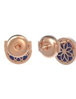 Серьги из золота c лазуритом