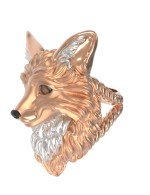 Кольцо из золота c эмалью