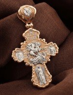 Крест из золота 585 пробы