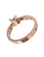 Кольцо из золота c бриллиантами