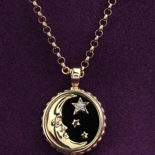 Колье из лимонного золота 585 пробы