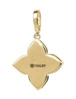 Подвеска из лимонного золота c бриллиантами и малахитом