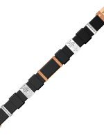 Браслет из золота c кожаным шнурком