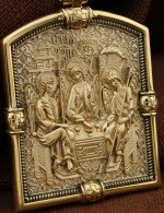 Образок из лимонного золота