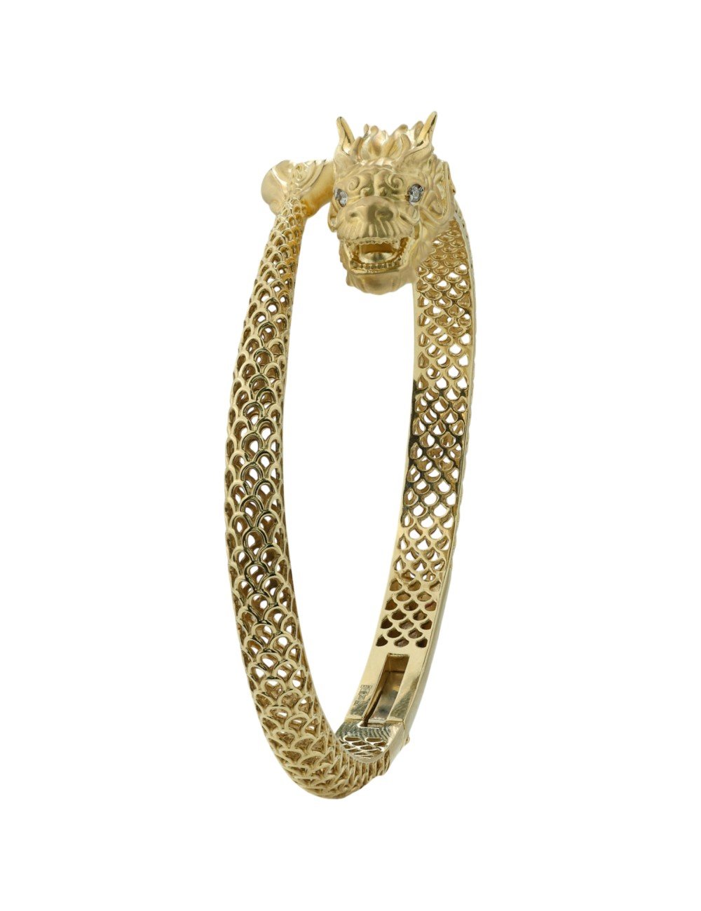 Браслет из лимонного золота c бриллиантами