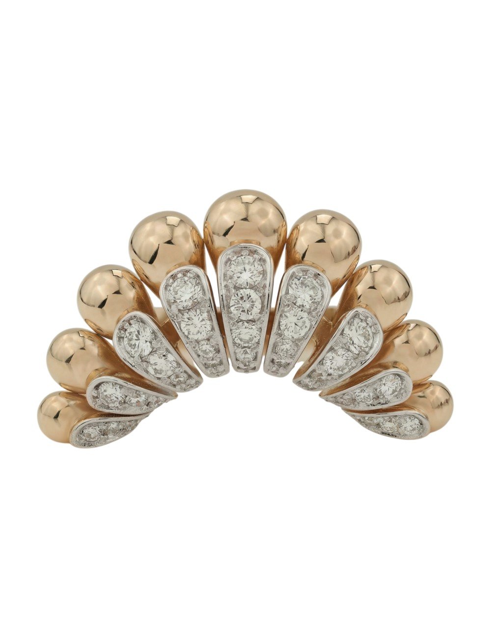 Кольцо из золота c бриллиантами