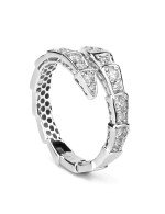 Кольцо из белого золота c бриллиантами