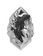 Кольцо из белого золота