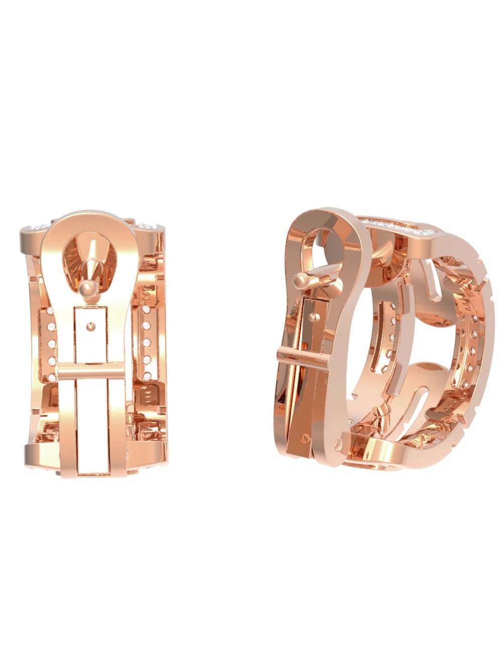 Серьги из золота c бриллиантами