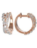 Серьги из золота c бриллиантами