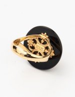 Кольцо из золота c ониксом