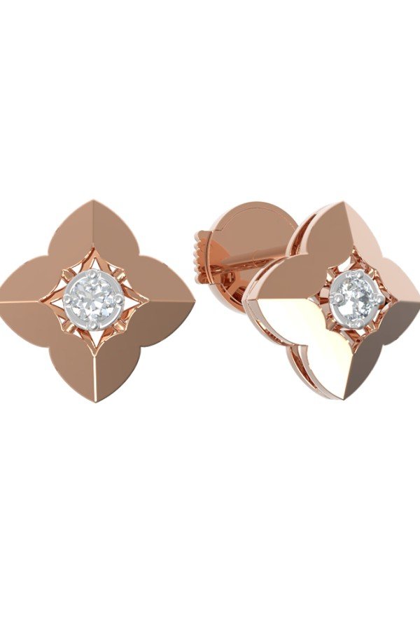 Серьги из золота c бриллиантами