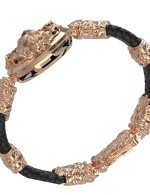 Браслет из золота c шнурком и ониксом