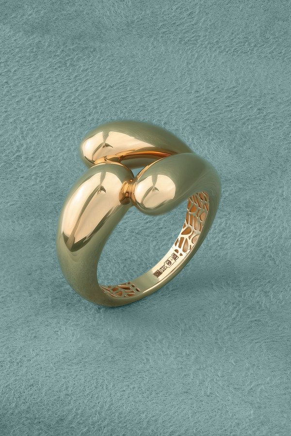 Кольцо из красного золота 585 пробы