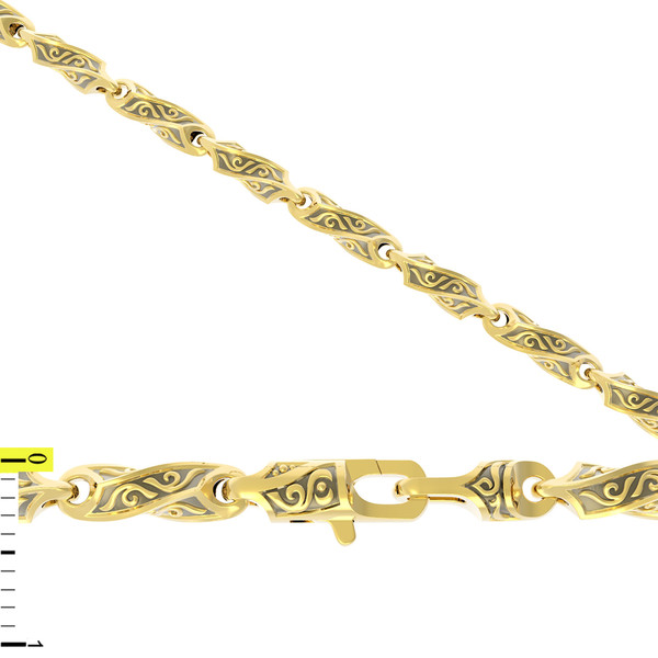 Браслет из лимонного золота 585 пробы