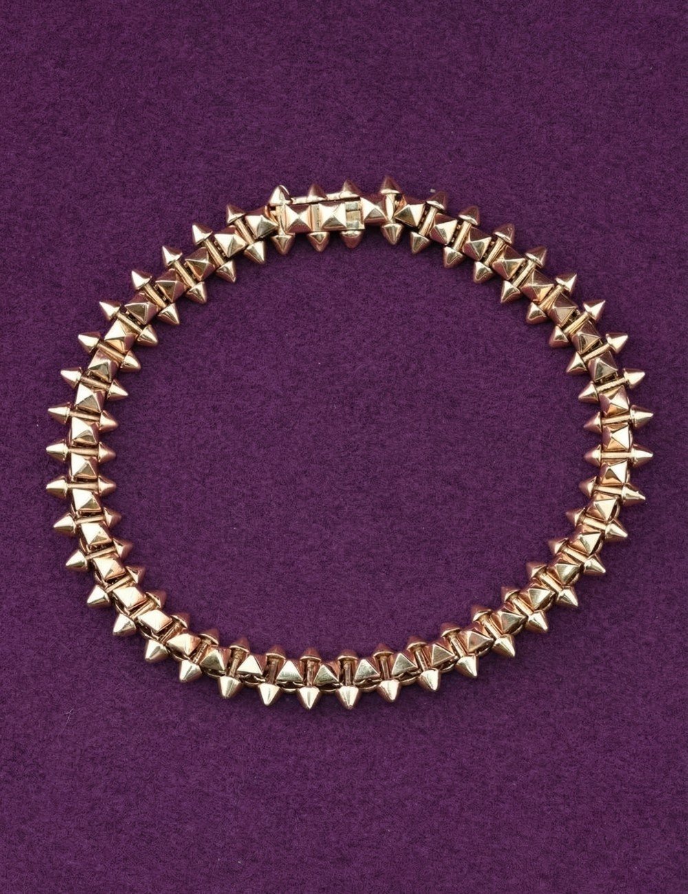 Браслет из розового золота