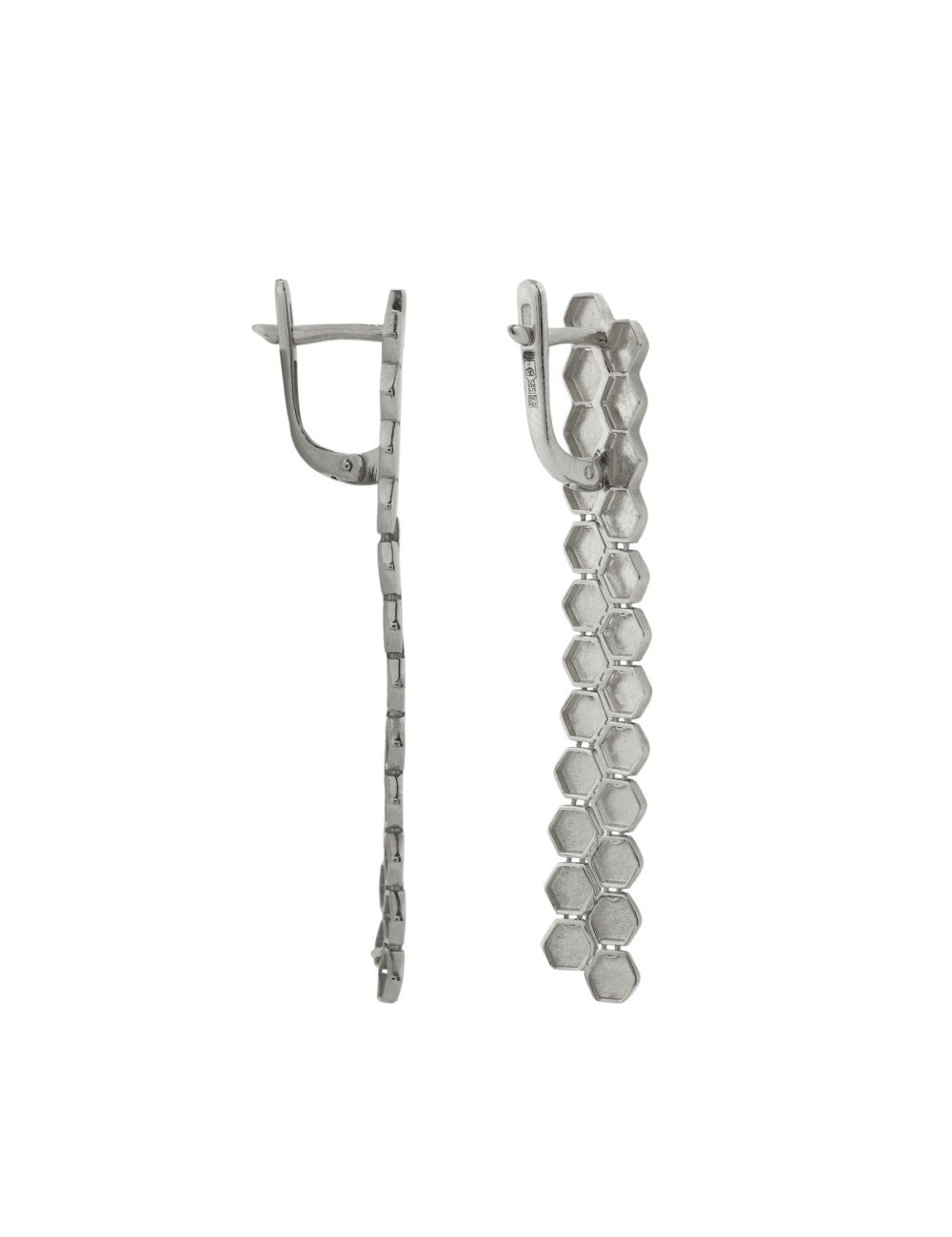 Серьги из белого золота