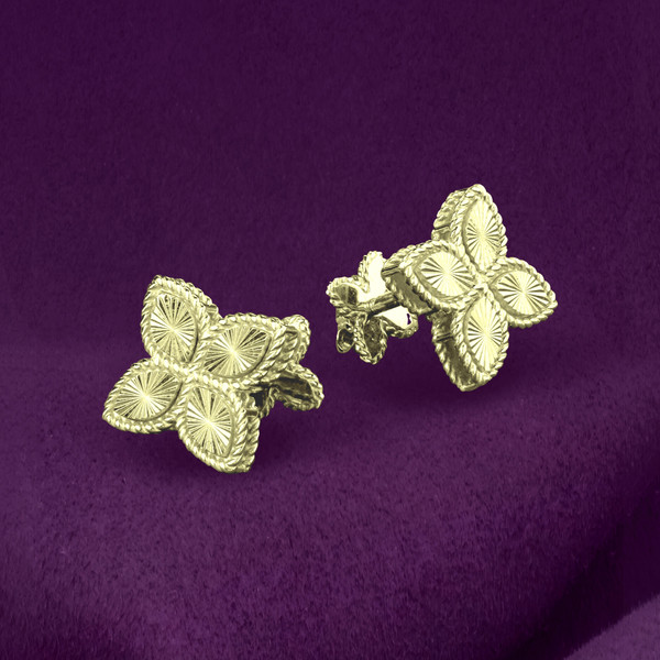 Серьги из лимонного золота 585 пробы