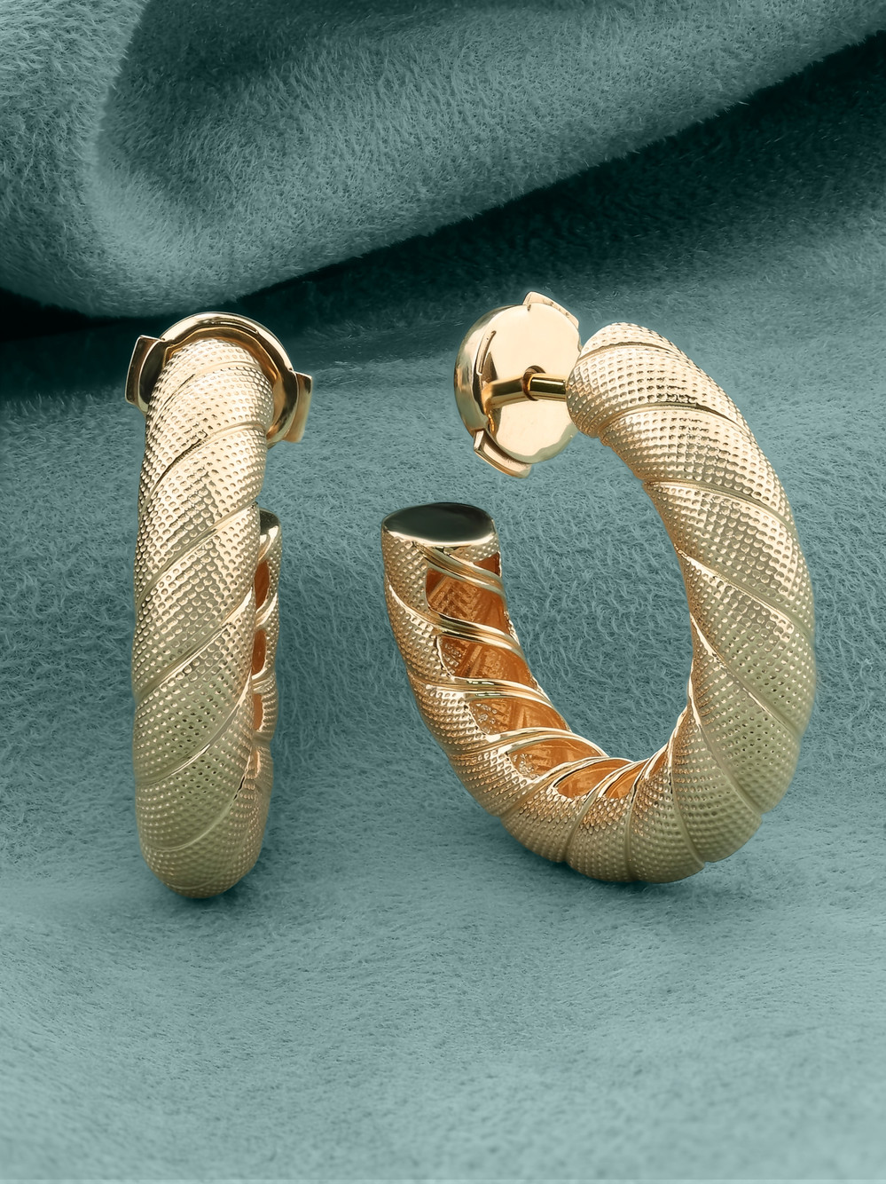 Серьги из красного золота 585 пробы