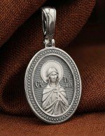 Образок из белого золота